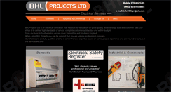 Desktop Screenshot of bhlprojects.com